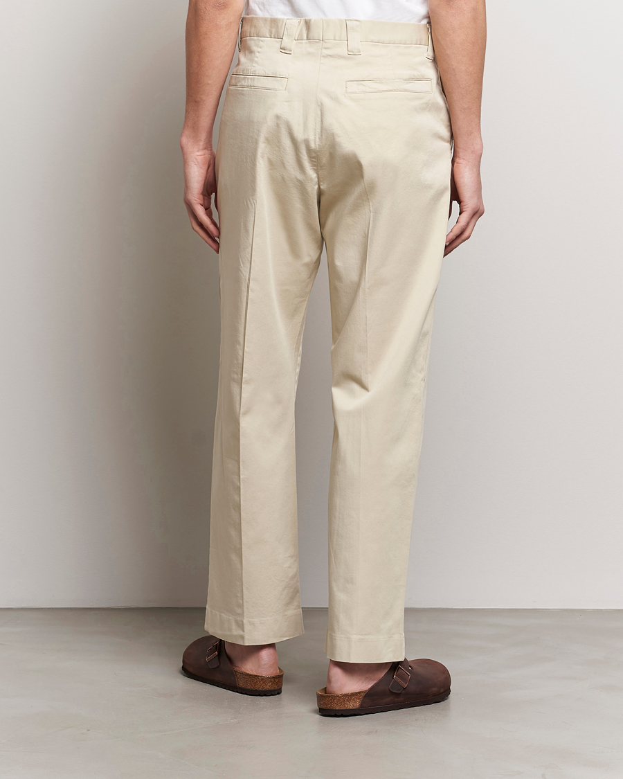 Uomini | Pantaloni | NN07 | Tauber Pleated Trousers Ecru