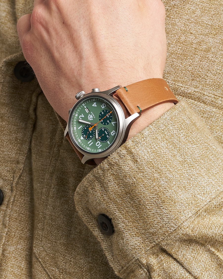 Uomini |  | Timex | Expedition North Sierra Chronograph 42mm Green Dial