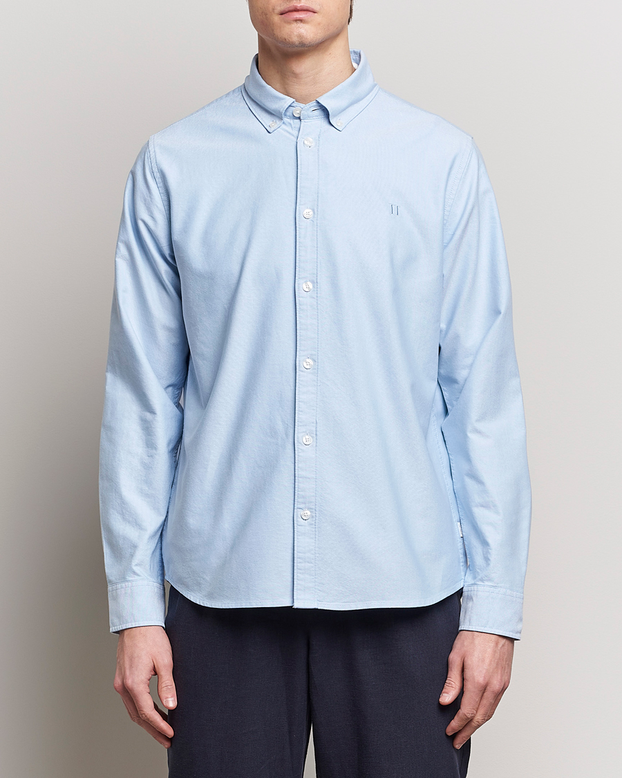 Uomini | LES DEUX | LES DEUX | Kristian Oxford Shirt Light Blue