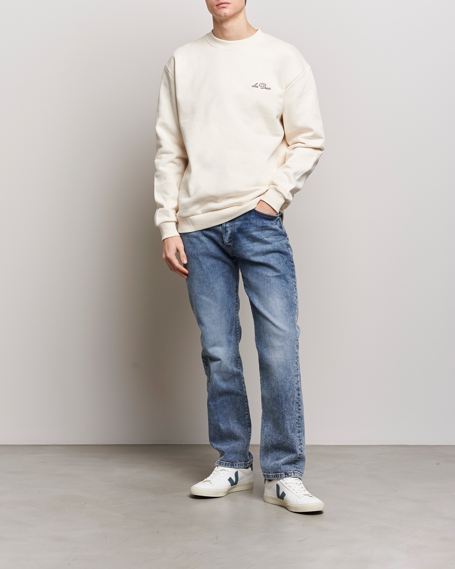 Uomini | Maglieria | LES DEUX | Crew Sweatshirt Light Ivory