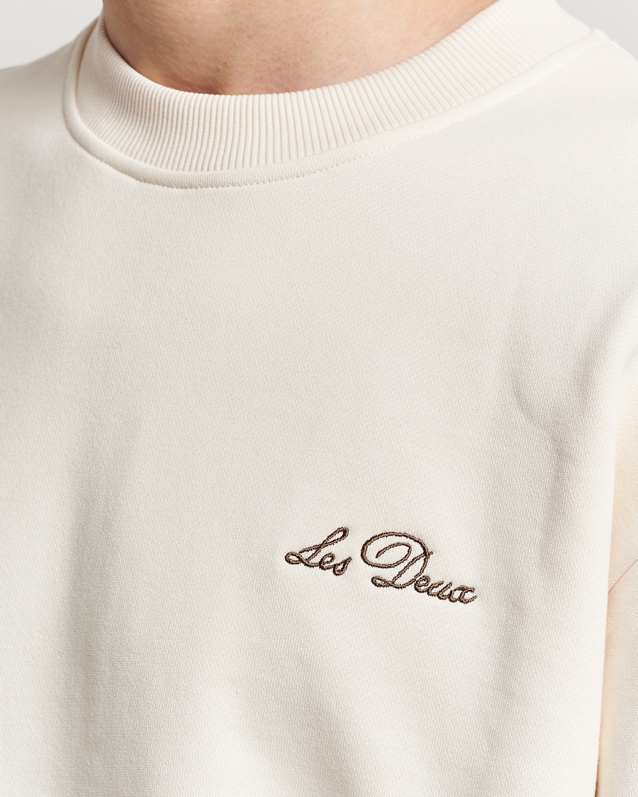 Uomini | Maglieria | LES DEUX | Crew Sweatshirt Light Ivory
