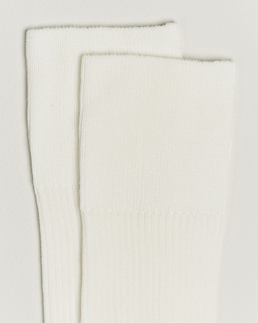 Uomini | Calzini per tutti i giorni | CDLP | Cotton Rib Socks White