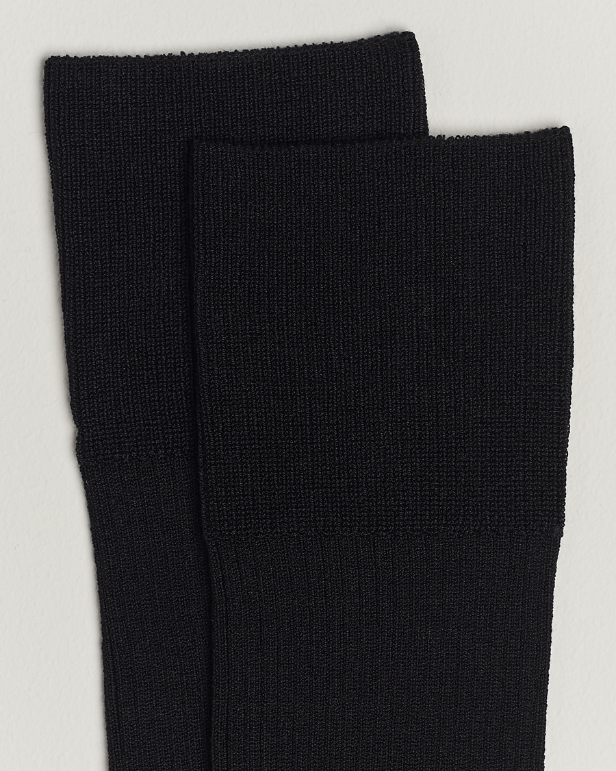 Uomini | Calzini per tutti i giorni | CDLP | Cotton Rib Socks Black