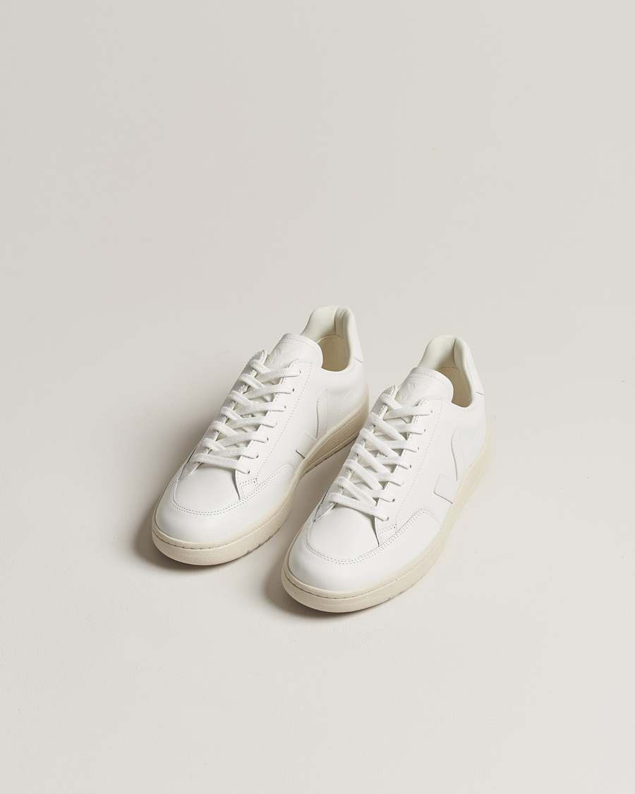 Uomini | Sneakers bianche | Veja | V-12 Leather Sneaker Extra White