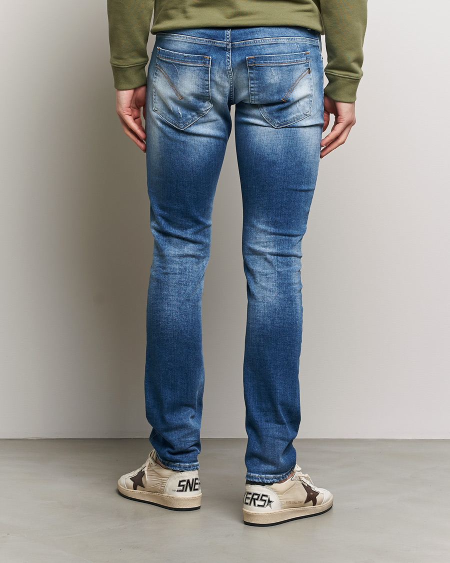 Uomini | Jeans | Dondup | George Distressed Jeans Medium Blue