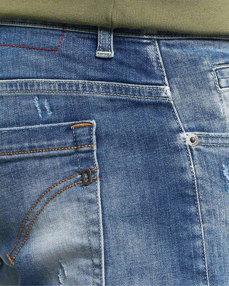 Uomini | Jeans | Dondup | George Distressed Jeans Medium Blue