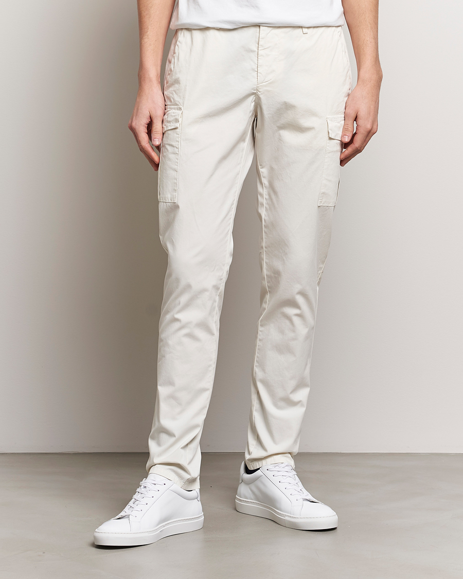 Uomini |  | Dondup | Eddie Cargo Pants Off White