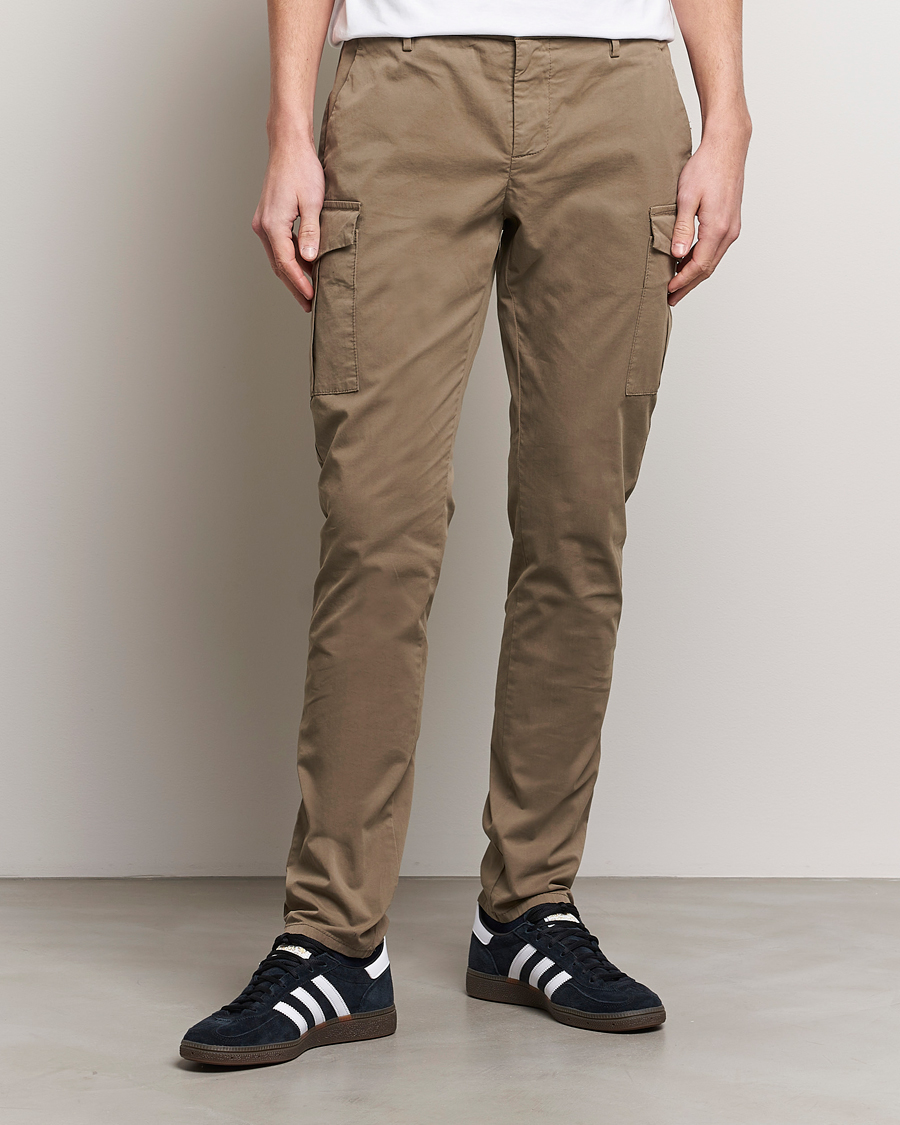 Uomini | Dondup | Dondup | Eddie Cargo Pants Dark Beige