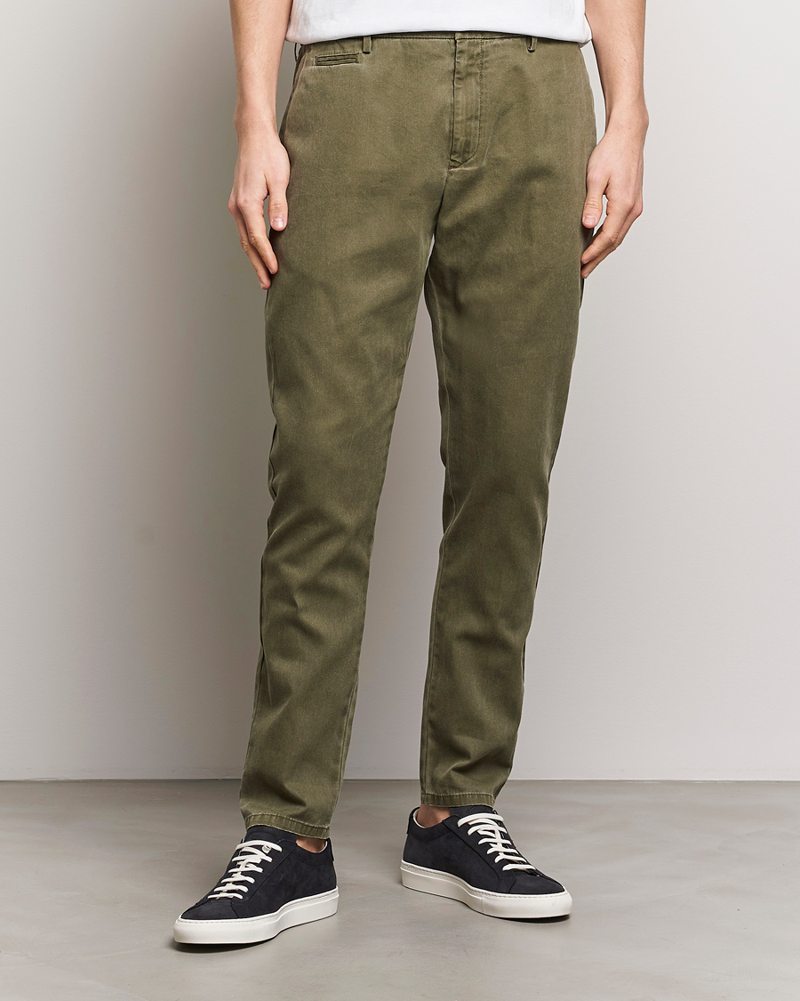 Uomini |  | Dondup | Joe Cotton Chinos Olive Green