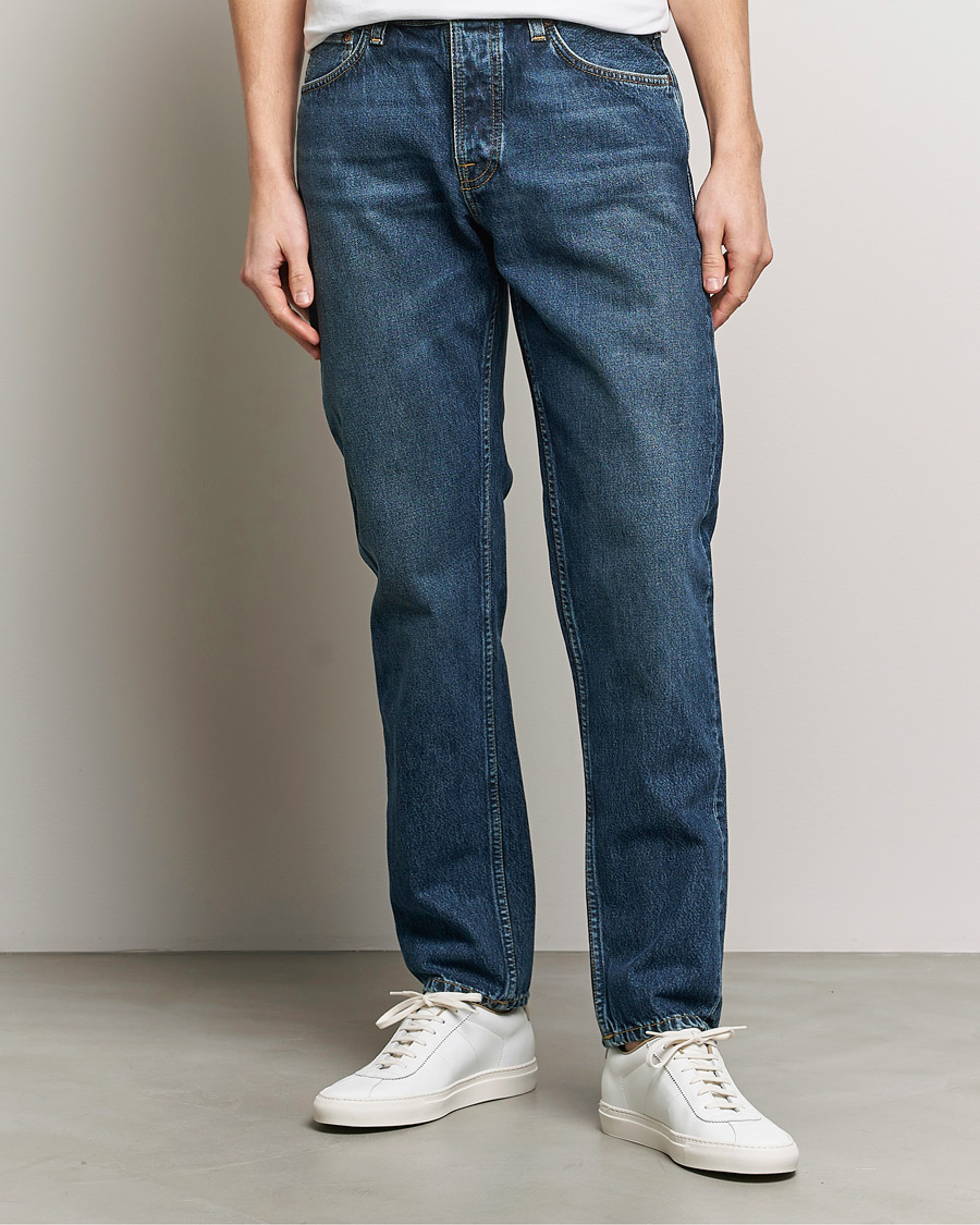 Uomini | Jeans | Nudie Jeans | Steady Eddie II Jeans Blue Soil