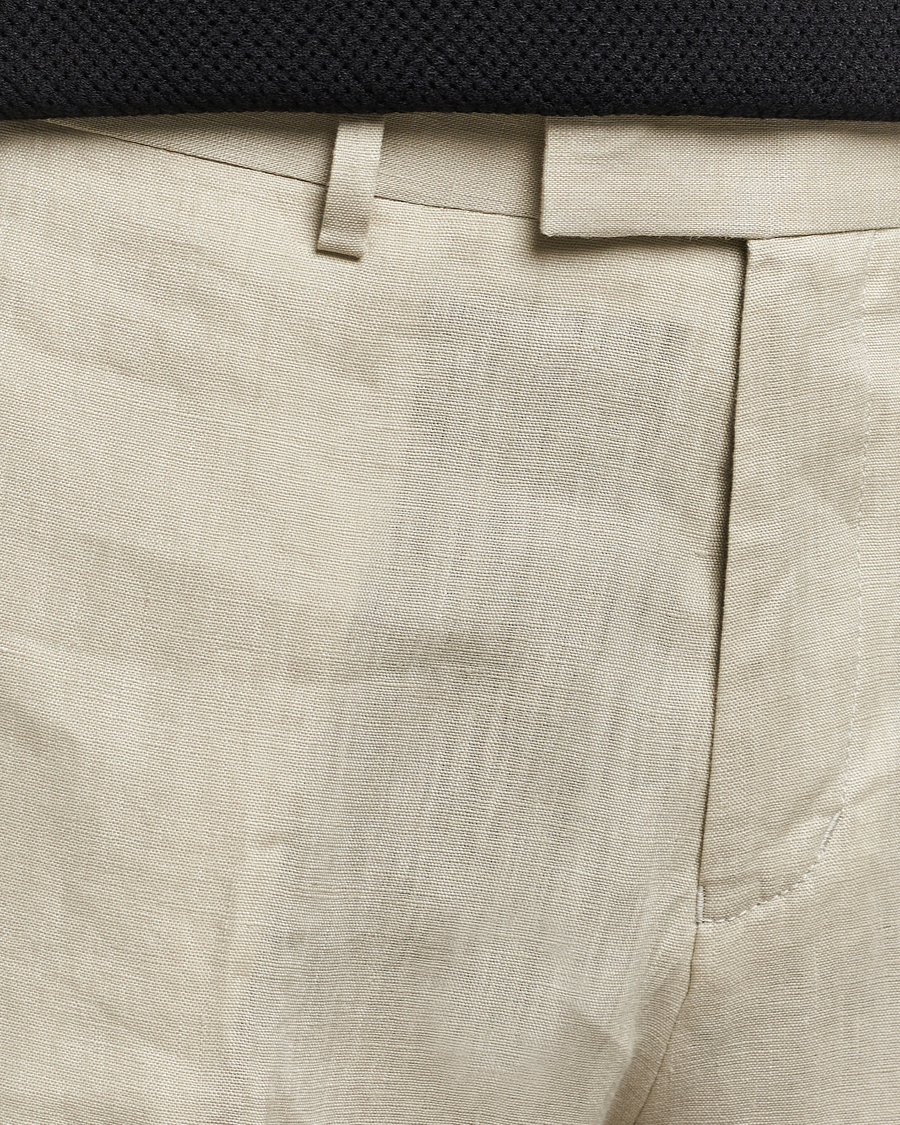 Uomini | Pantaloncini | Tiger of Sweden | Thiago Linen Shorts Dawn Misty
