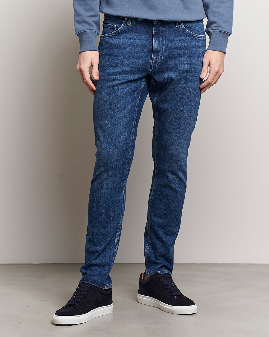 Uomini | Tapered fit | Tiger of Sweden | Pistolero Jeans Midnight Blue