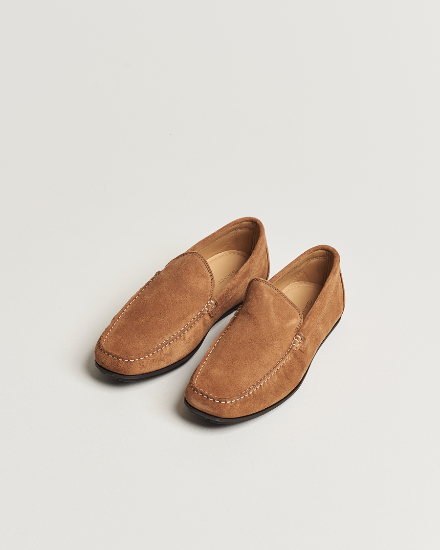 Uomini |  | GANT | Wilmon Suede Car Shoe Cognac