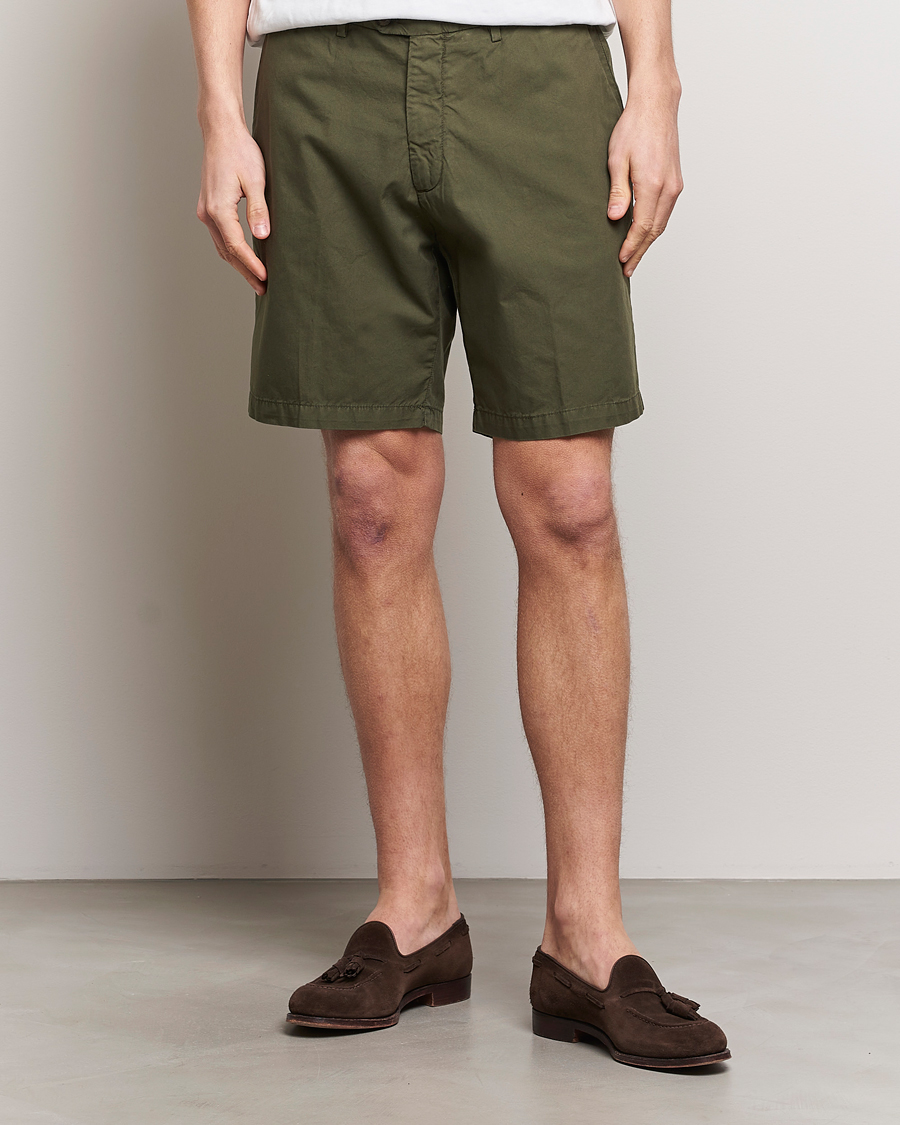 Uomini |  | Briglia 1949 | Easy Fit Cotton Shorts Olive