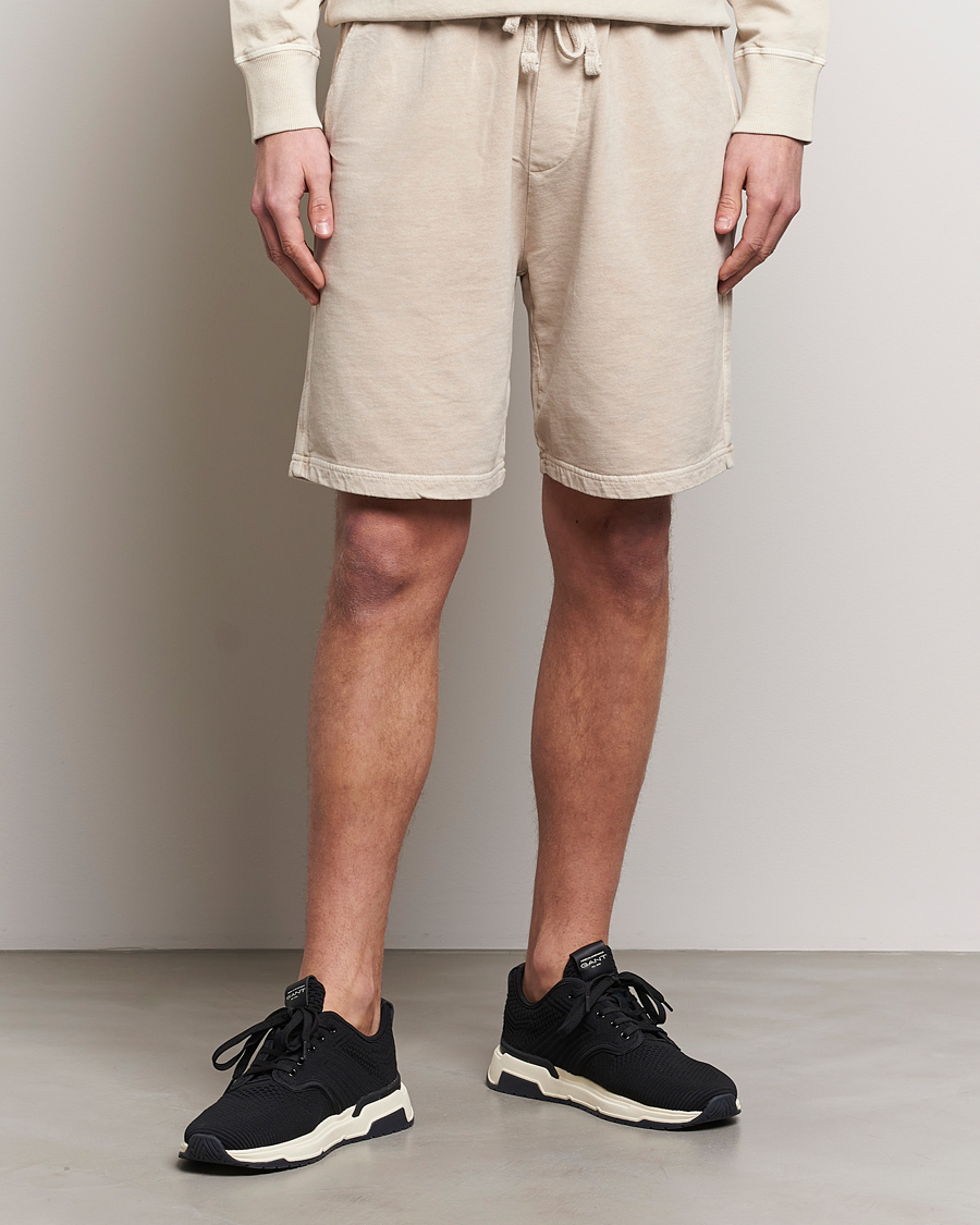 Uomini | Pantaloncini da ginnastica | GANT | Sunbleached Sweatshorts Silky Beige