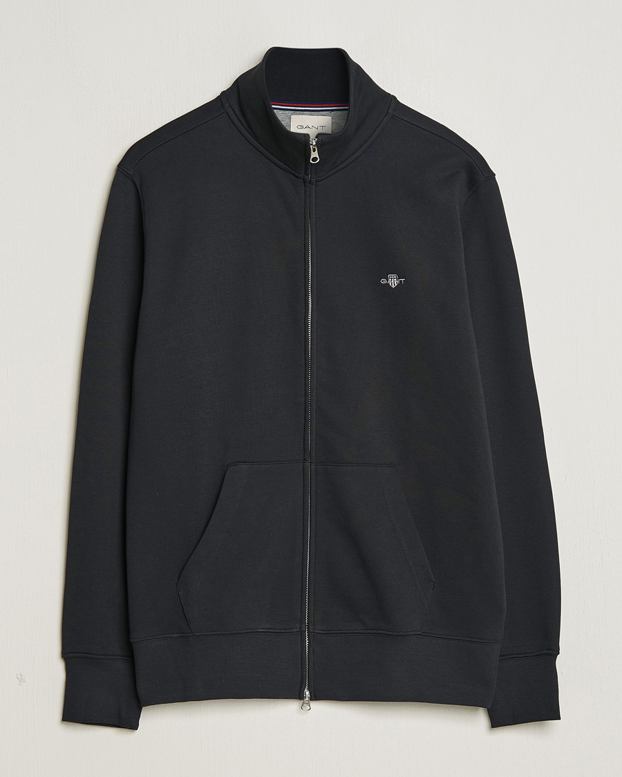 Uomini | Maglieria | GANT | Original Full Zip Black