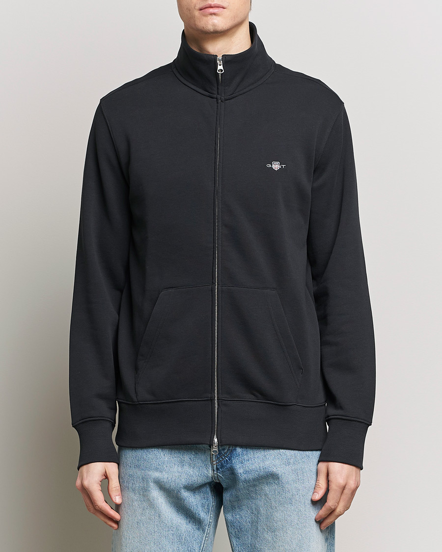 Uomini | Maglieria | GANT | Original Full Zip Black