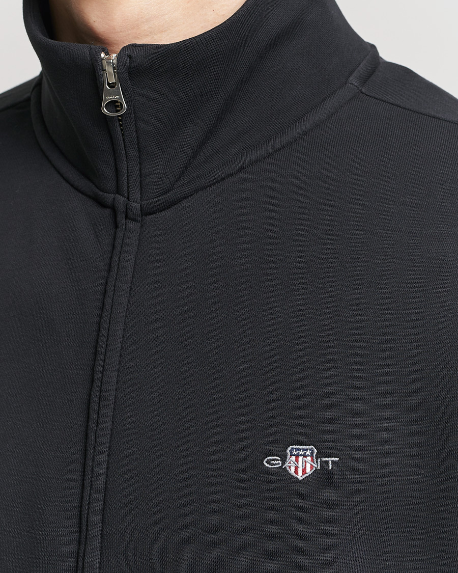 Uomini | Maglieria | GANT | Original Full Zip Black