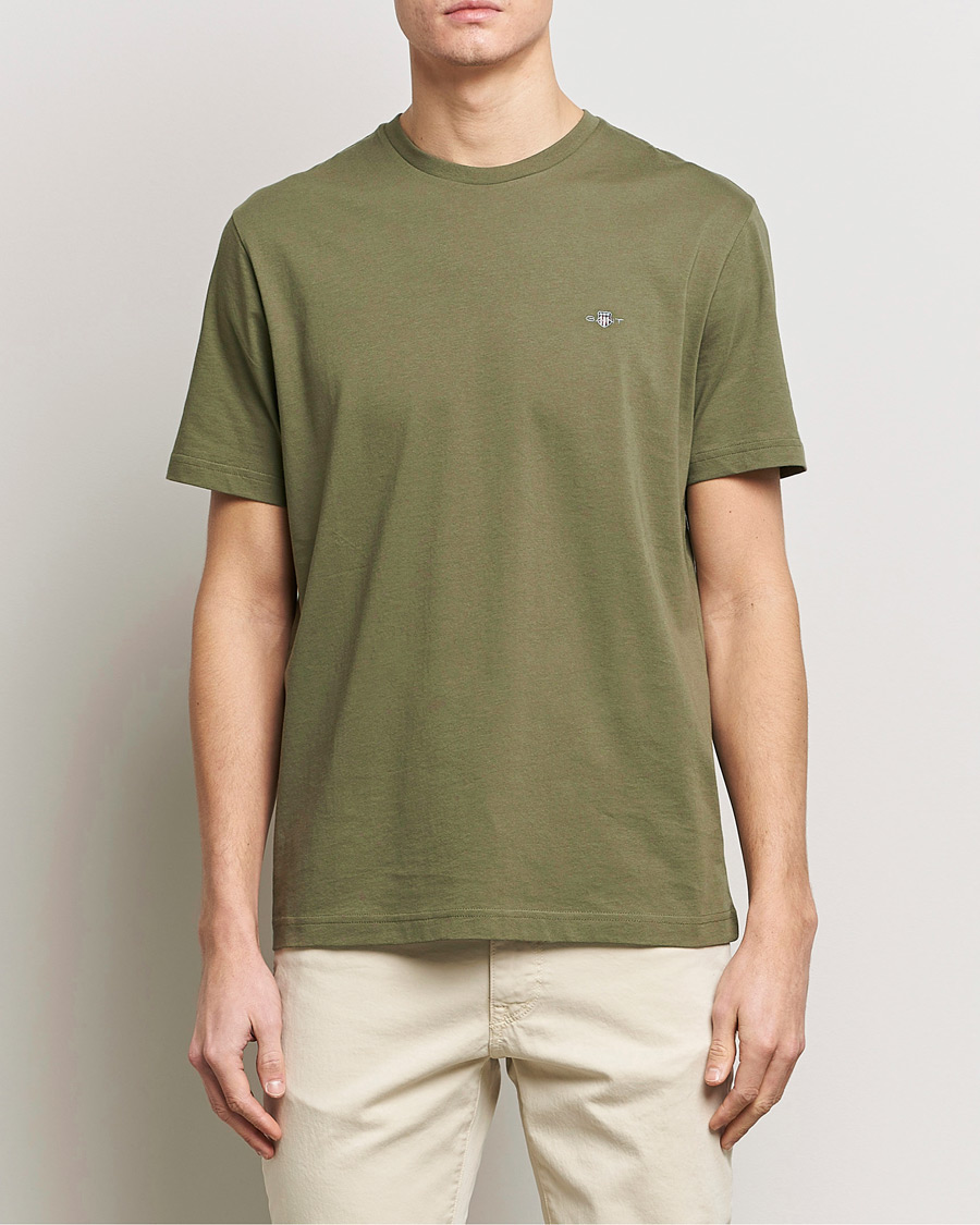 Uomini |  | GANT | The Original T-Shirt Juniper Green