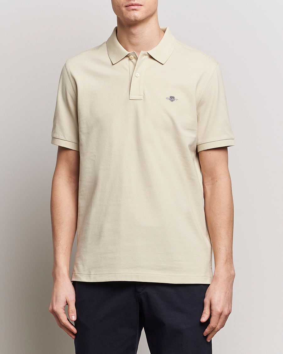 Uomini | Polo | GANT | The Original Polo Silky Beige