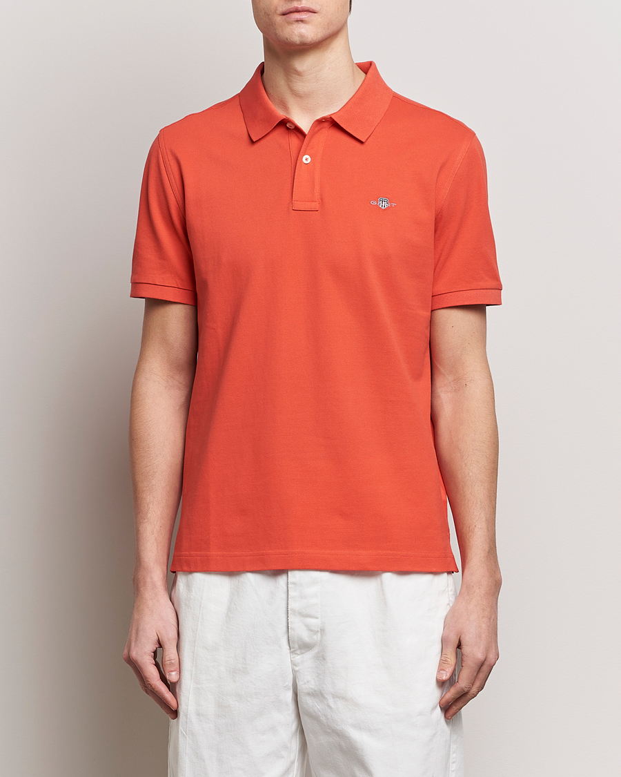 Uomini | Polo | GANT | The Original Polo Burnt Orange