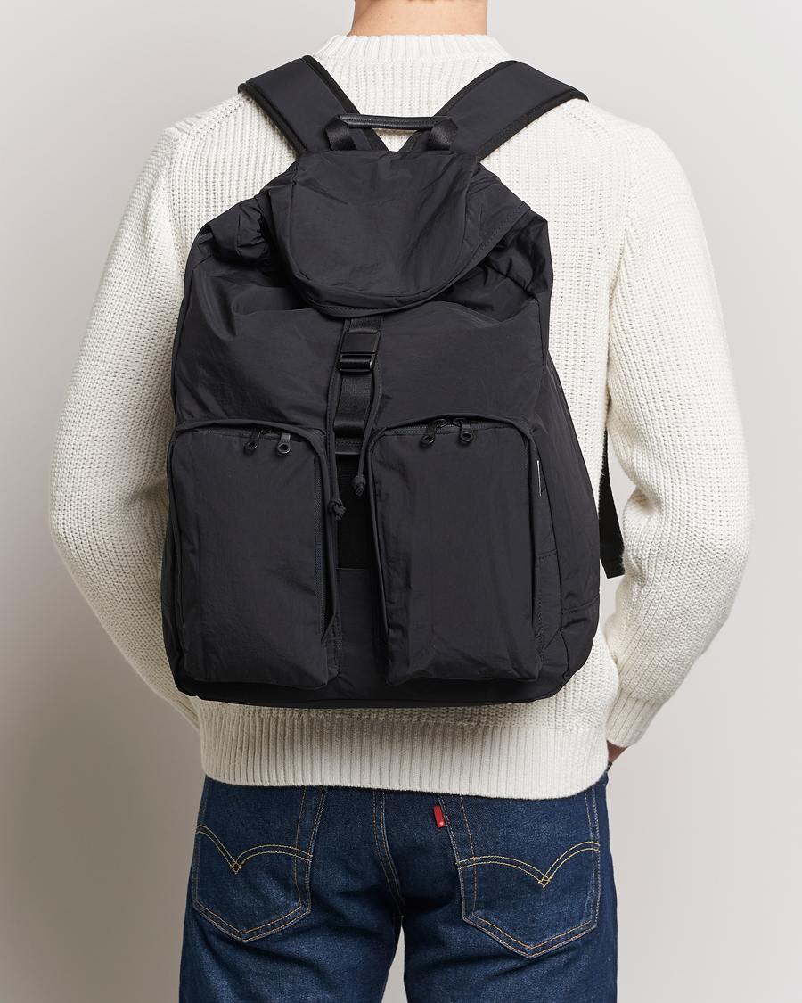 Uomini | mazi untitled All Day 05 Nylon Backpack Black | mazi untitled | All Day 05 Nylon Backpack Black