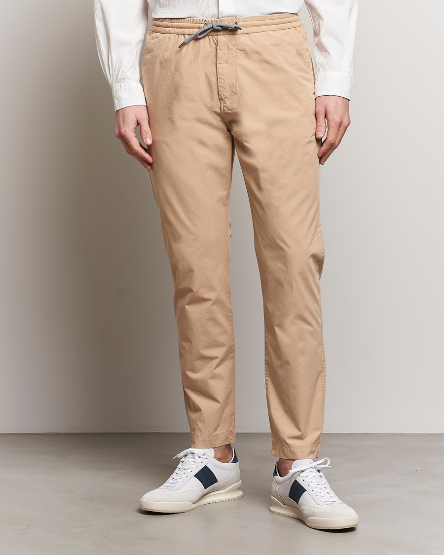 Uomini |  | PS Paul Smith | Cotton Drawstring Trousers Beige