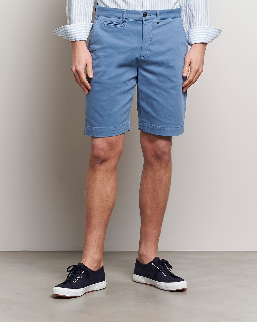 Uomini | Preppy Authentic | Morris | Jeffrey Chino Shorts Blue