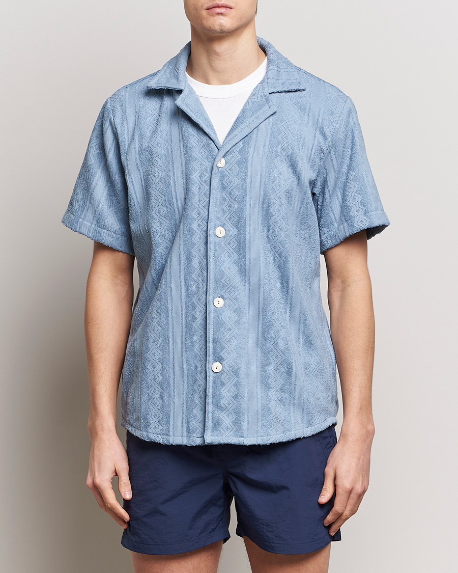 Uomini | OAS | OAS | Terry Cuba Short Sleeve Shirt Ancora