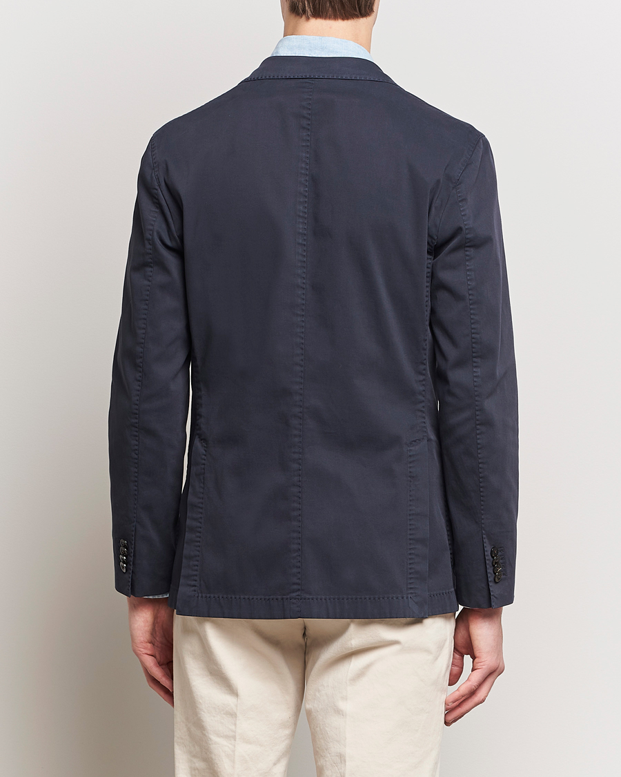 Uomini | Blazers | Boglioli | K Jacket Cotton Stretch Blazer Navy