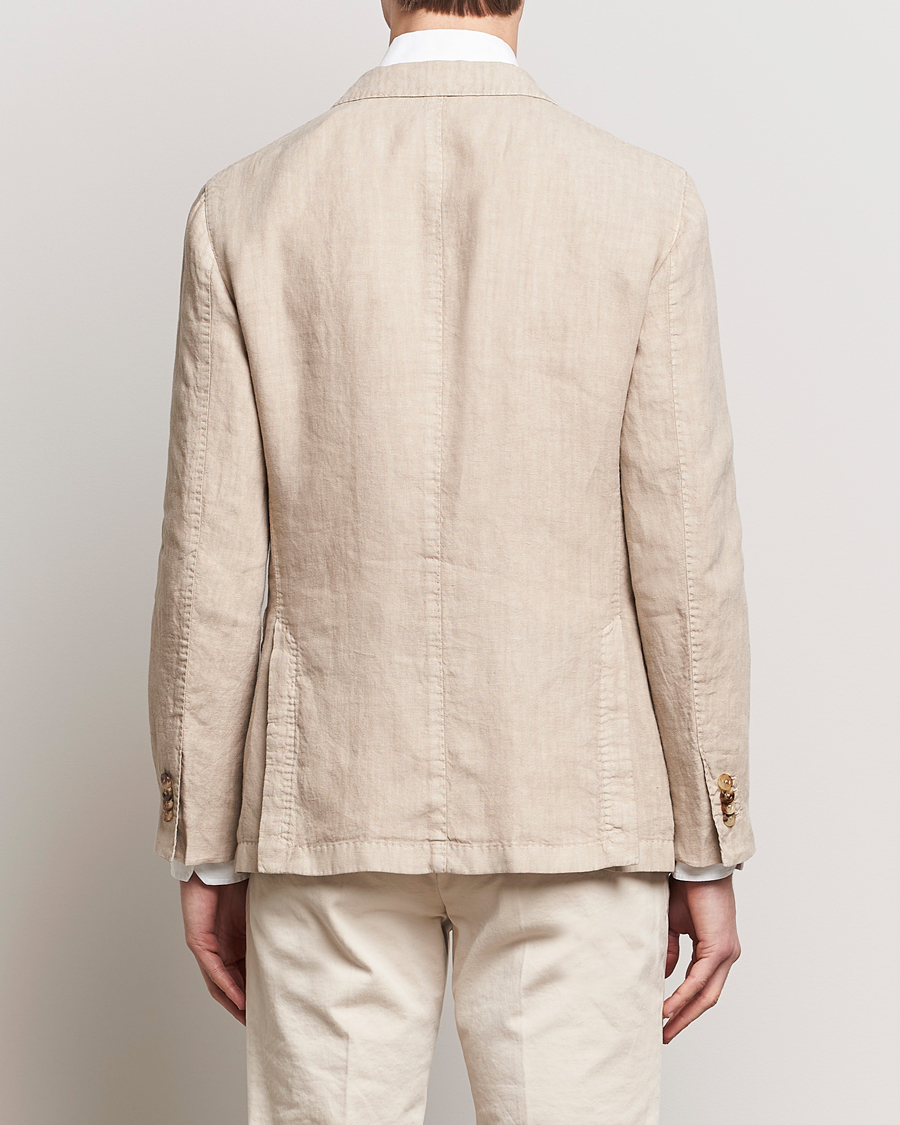 Uomini | Blazers | Boglioli | K Jacket Linen Blazer Light Beige