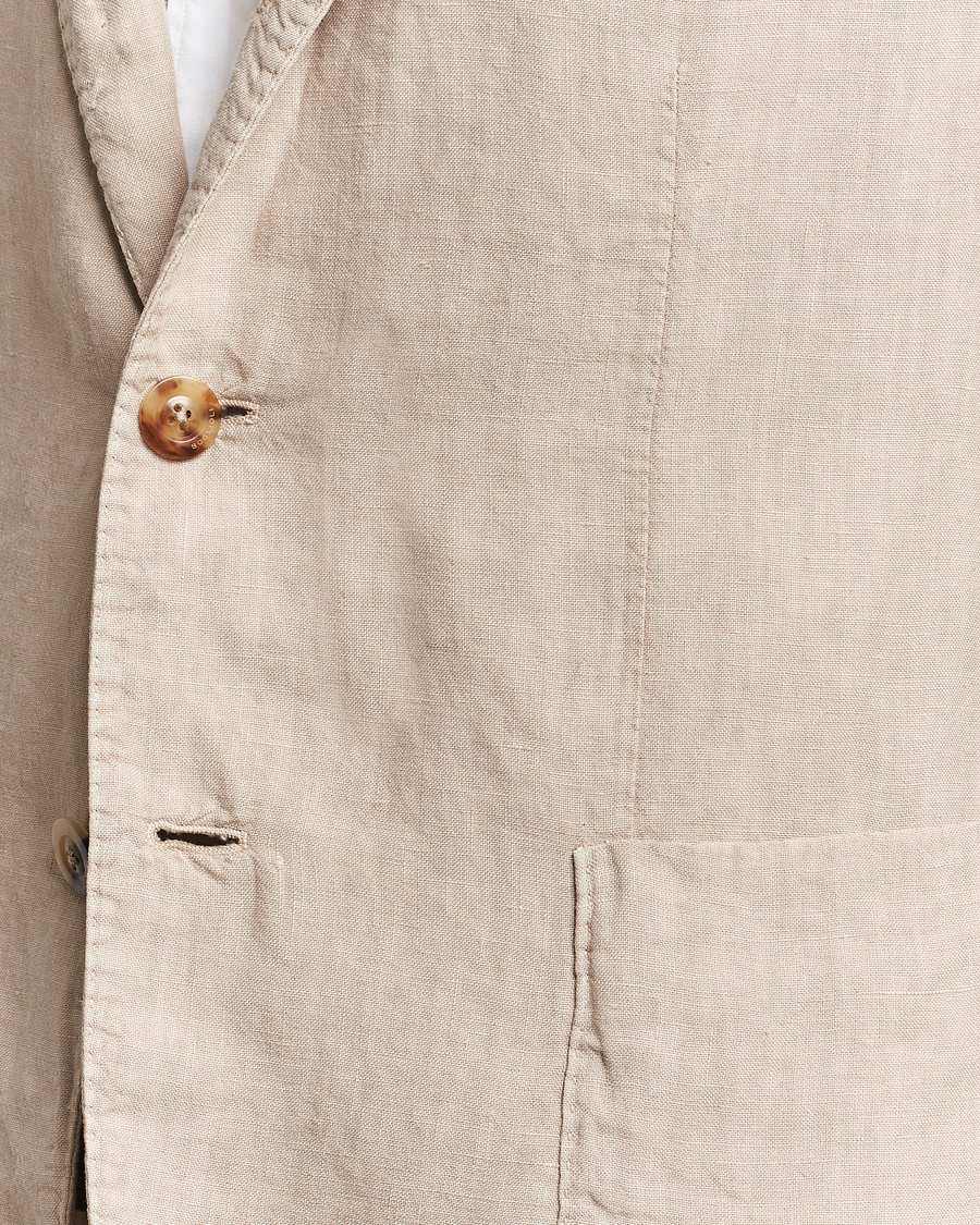 Uomini | Blazers | Boglioli | K Jacket Linen Blazer Light Beige