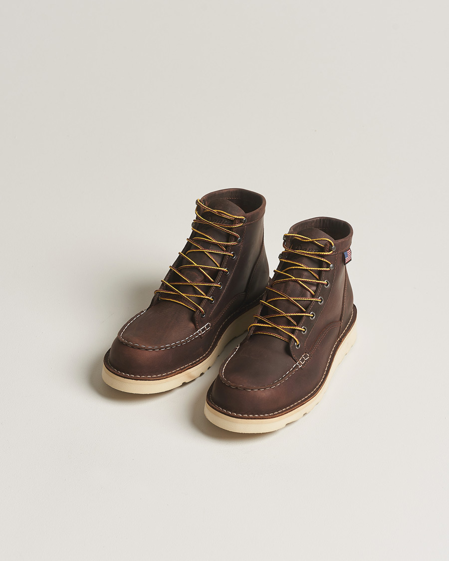 Uomini | Danner | Danner | Bull Run Leather Moc Toe Boot Brown