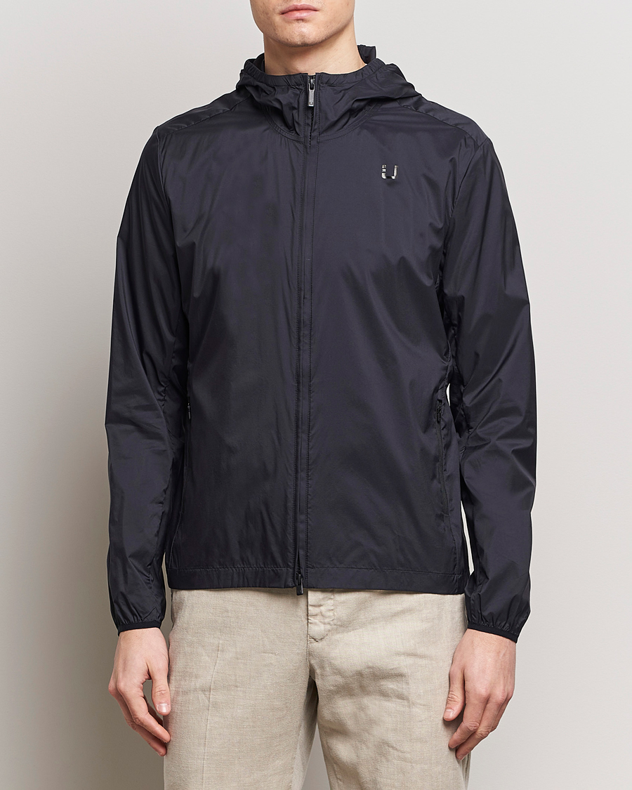 Uomini | Giacche leggere | UBR | Emperor Lightweight Hooded Jacket Navy