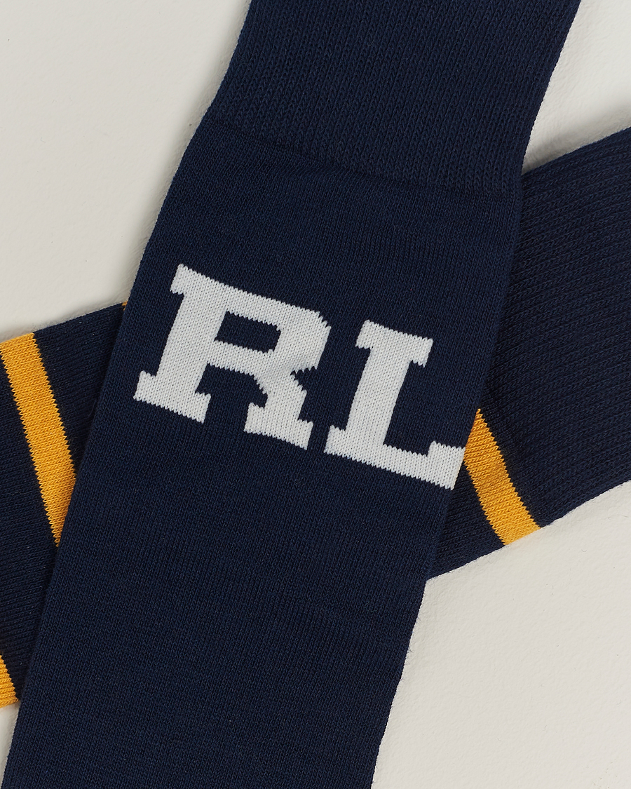 Uomini | Polo Ralph Lauren | Polo Ralph Lauren | 3-Pack Crew Sock Navy Bear & Stripe