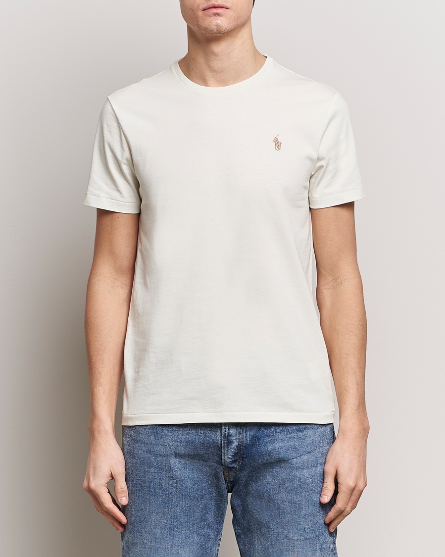 Uomini |  | Polo Ralph Lauren | Crew Neck T-Shirt Parchment Cream