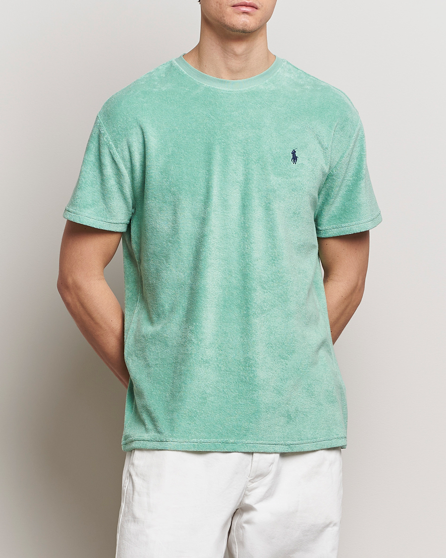 Uomini | T-shirt | Polo Ralph Lauren | Terry Cotton T-Shirt Celadon