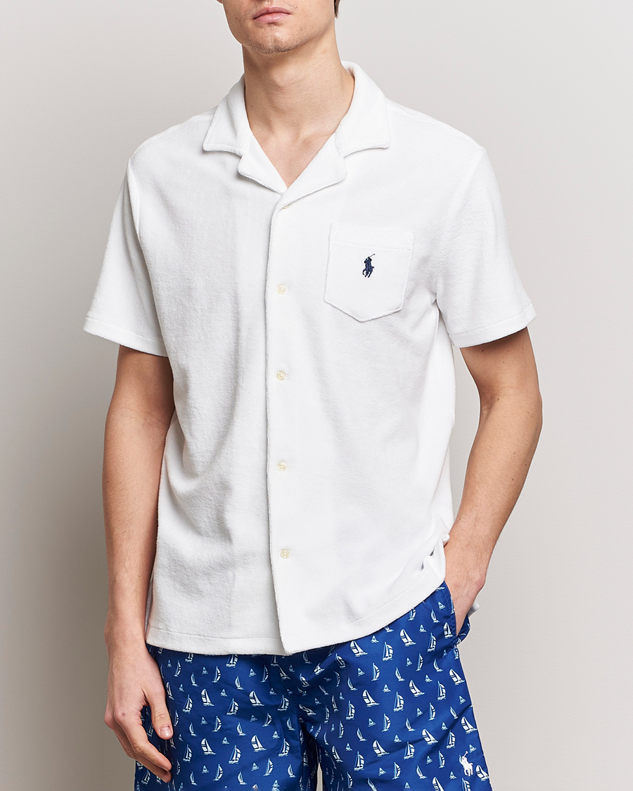 Uomini | Vendita | Polo Ralph Lauren | Cotton Terry Short Sleeve Shirt White