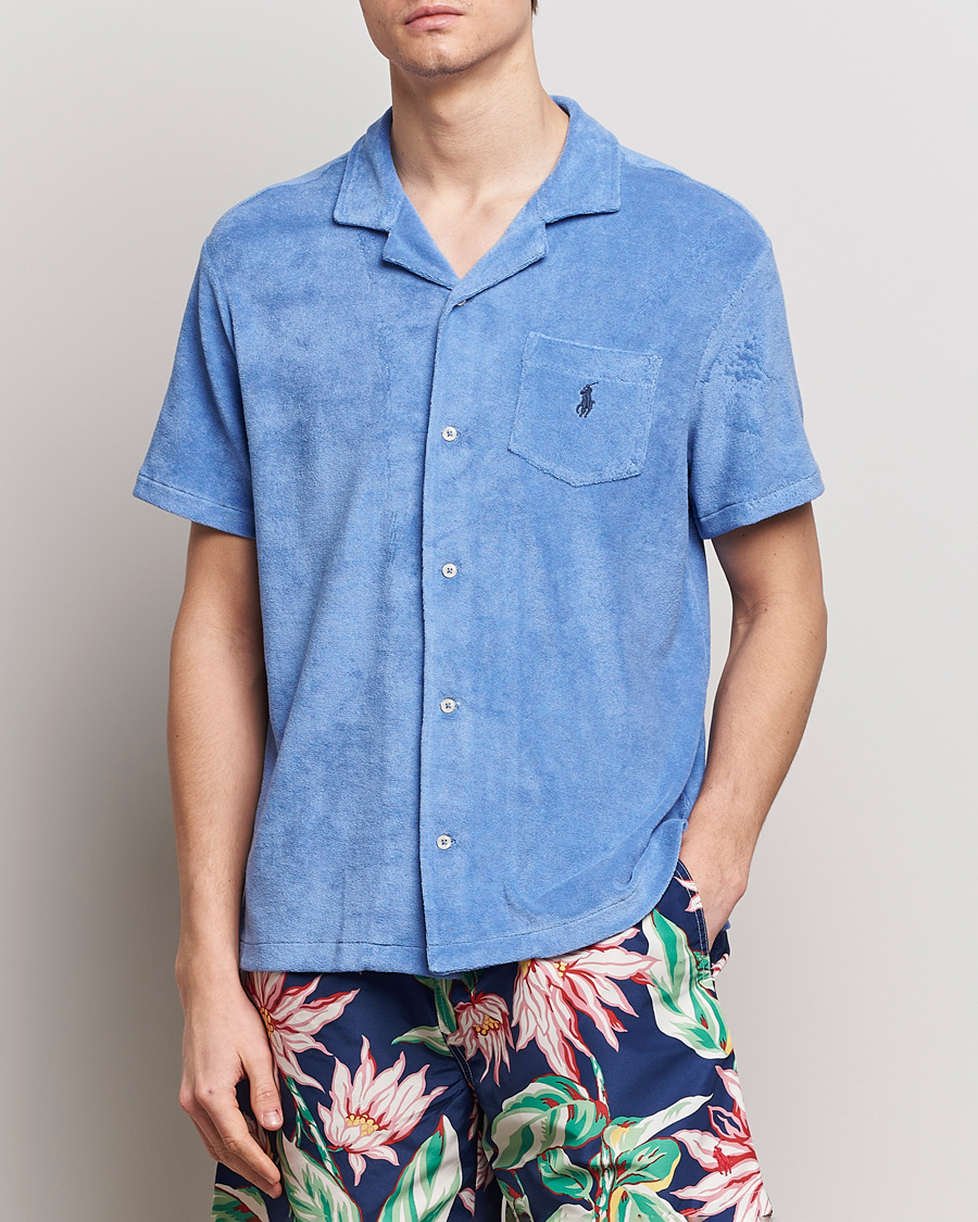 Uomini | Only Polo | Polo Ralph Lauren | Cotton Terry Short Sleeve Shirt Harbor Island Blue