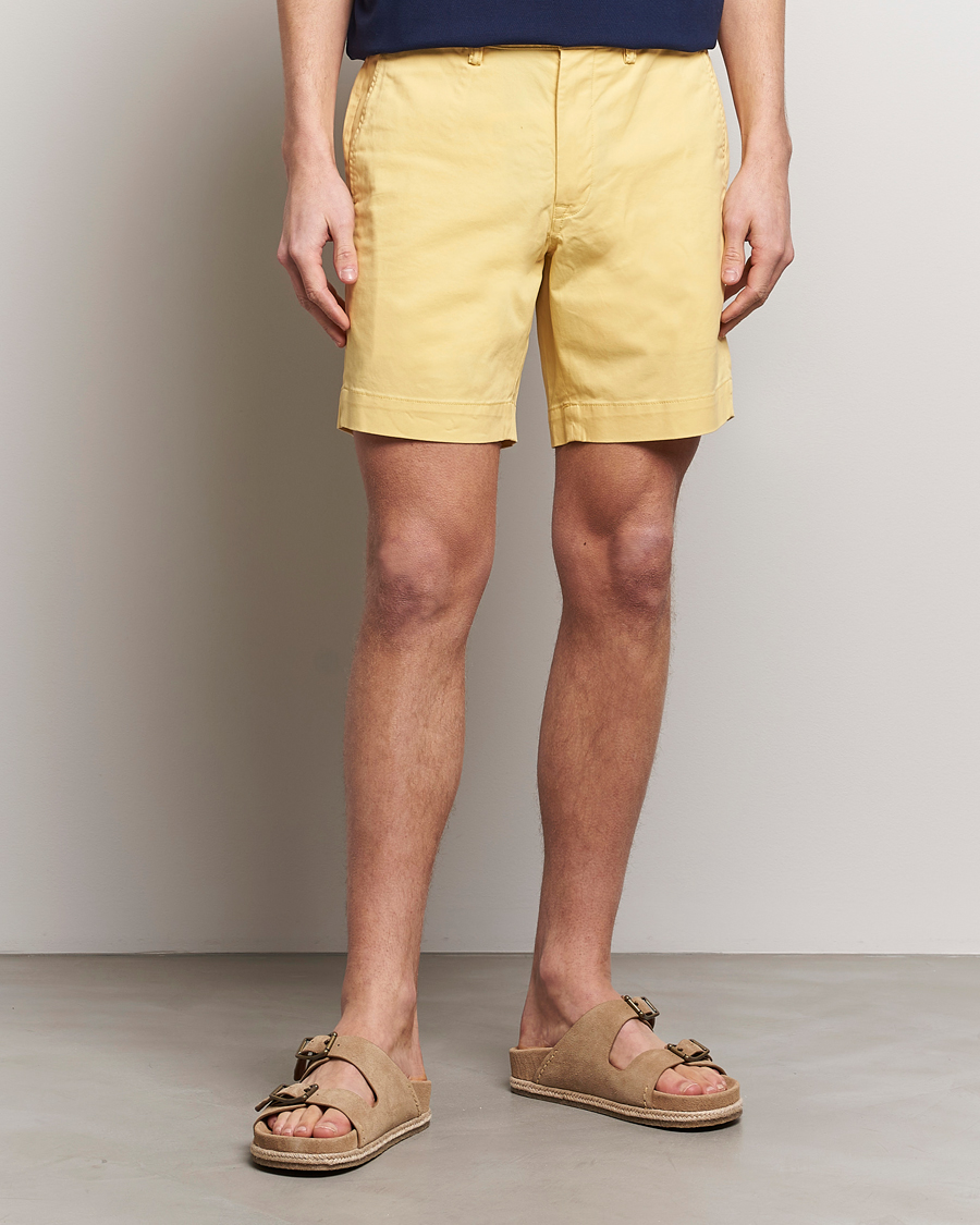 Uomini | Pantaloncini | Polo Ralph Lauren | Tailored Slim Fit Shorts Corn Yellow