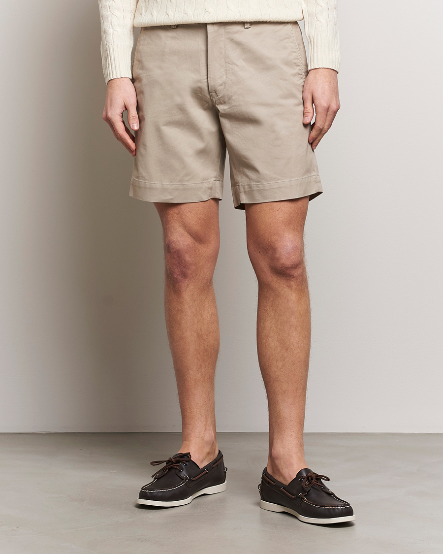 Uomini |  | Polo Ralph Lauren | Tailored Slim Fit Shorts Khaki Tan