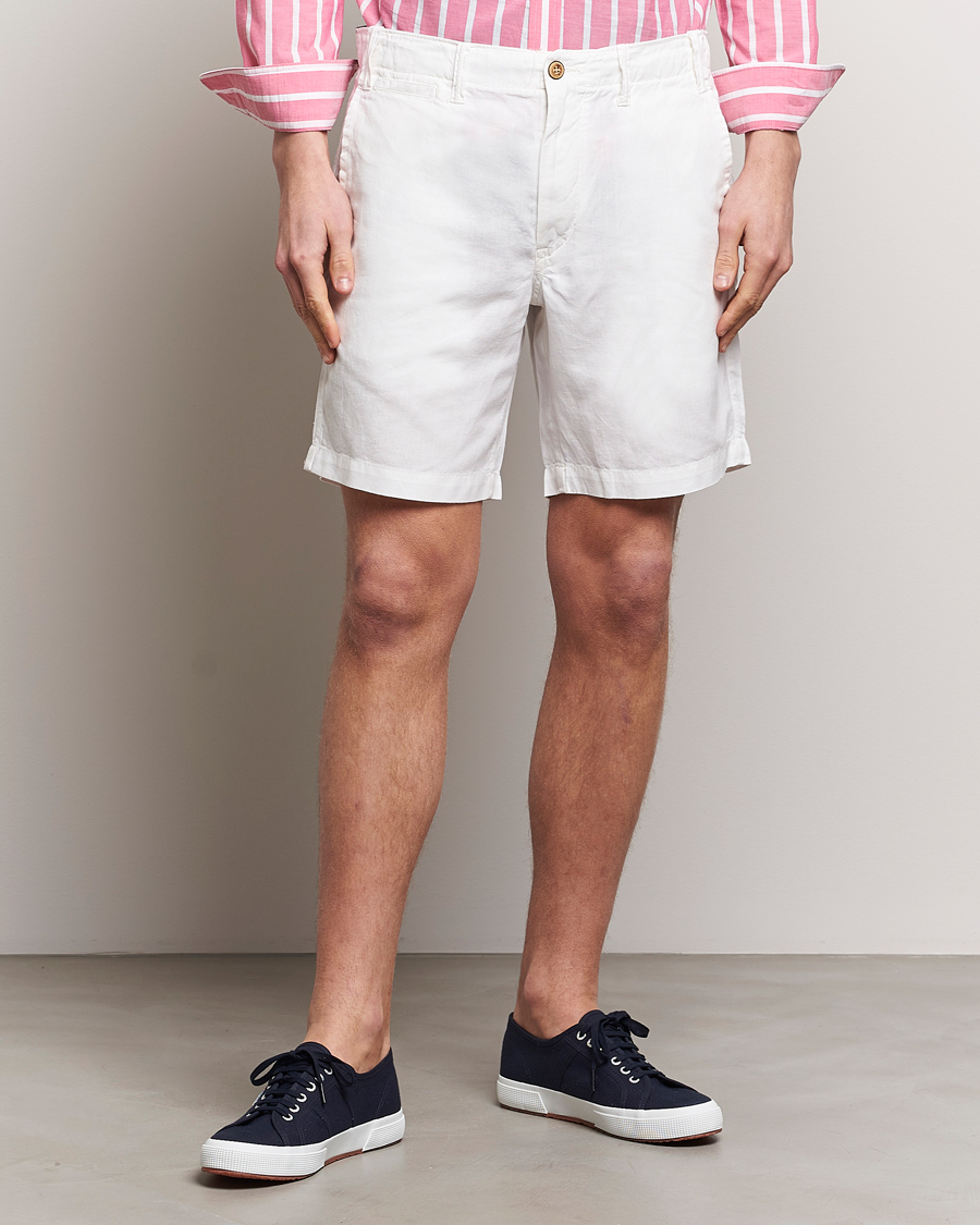 Uomini | Vendita | Polo Ralph Lauren | Cotton/Linen Shorts White