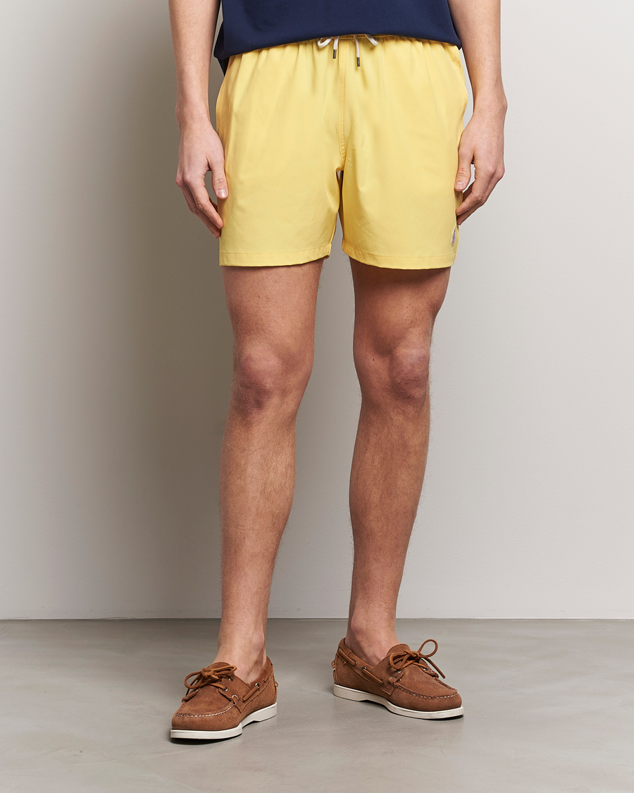 Uomini | Only Polo | Polo Ralph Lauren | Recycled Traveler Boxer Swimshorts Oasis Yellow