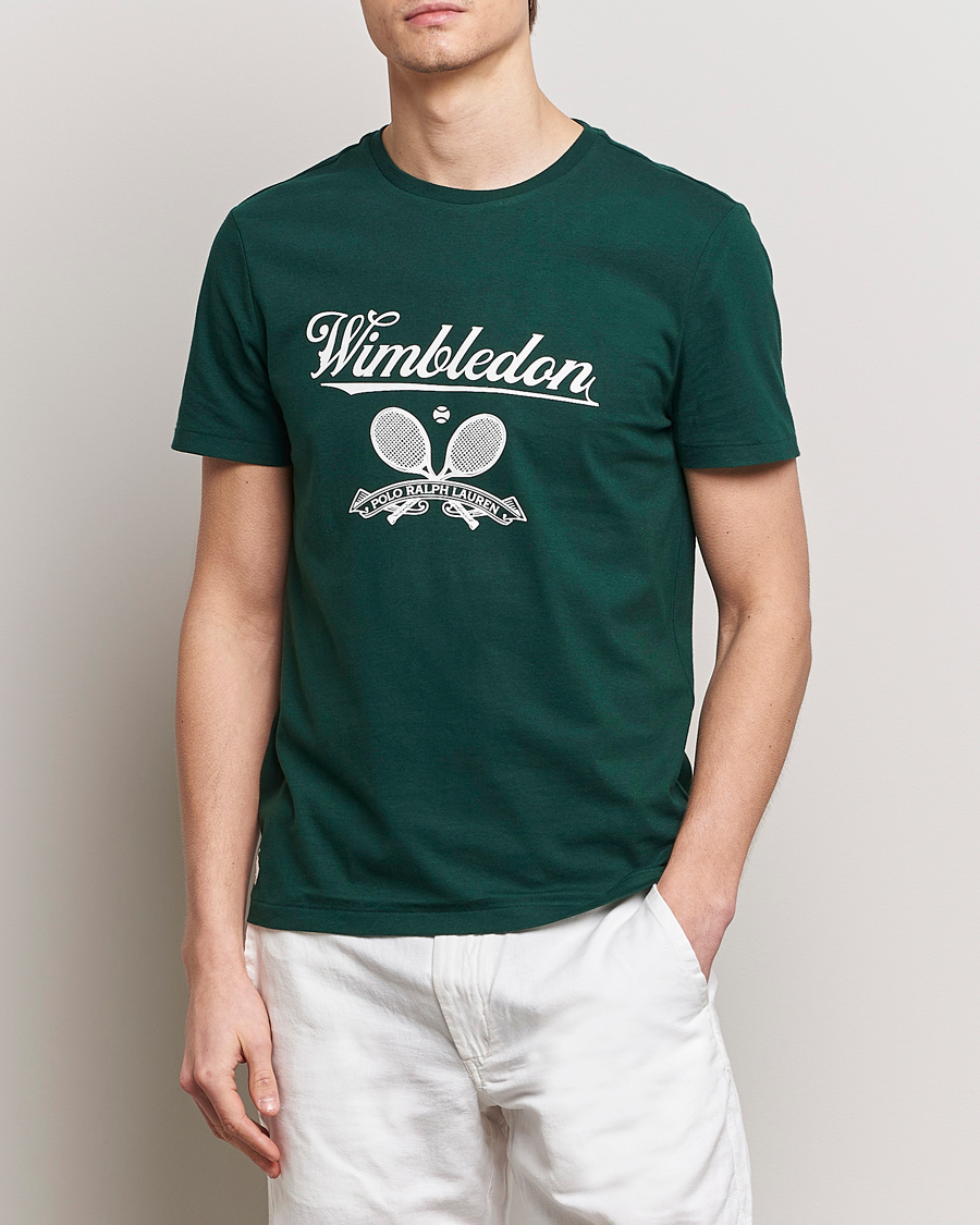 Uomini | T-shirt | Polo Ralph Lauren | Wimbledon Printed Tee Moss Agate