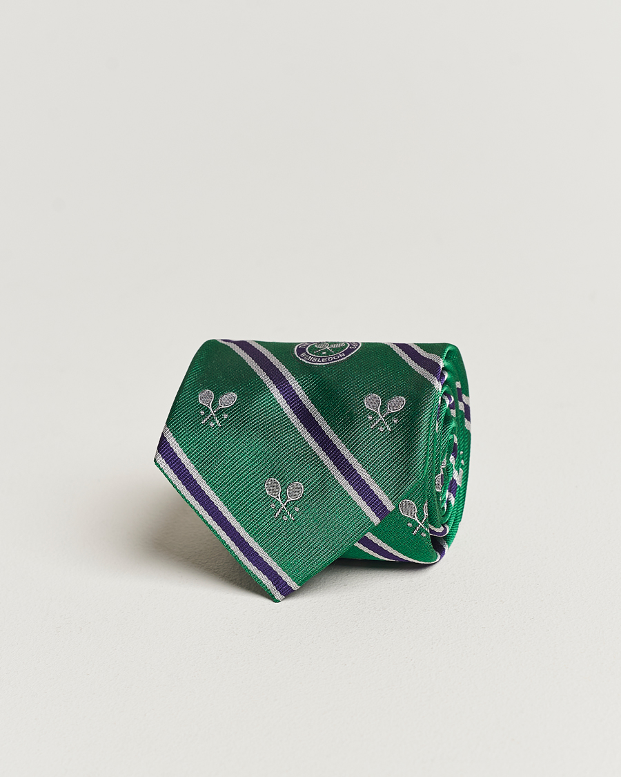 Uomini | Polo Ralph Lauren Wimbledon Umpire Neck Tie New Forest Multi | Polo Ralph Lauren | Wimbledon Umpire Neck Tie New Forest Multi