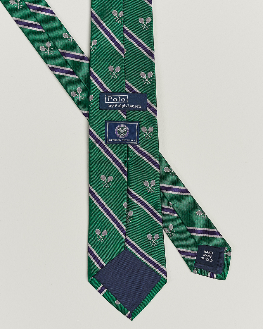 Uomini | Polo Ralph Lauren Wimbledon Umpire Neck Tie New Forest Multi | Polo Ralph Lauren | Wimbledon Umpire Neck Tie New Forest Multi