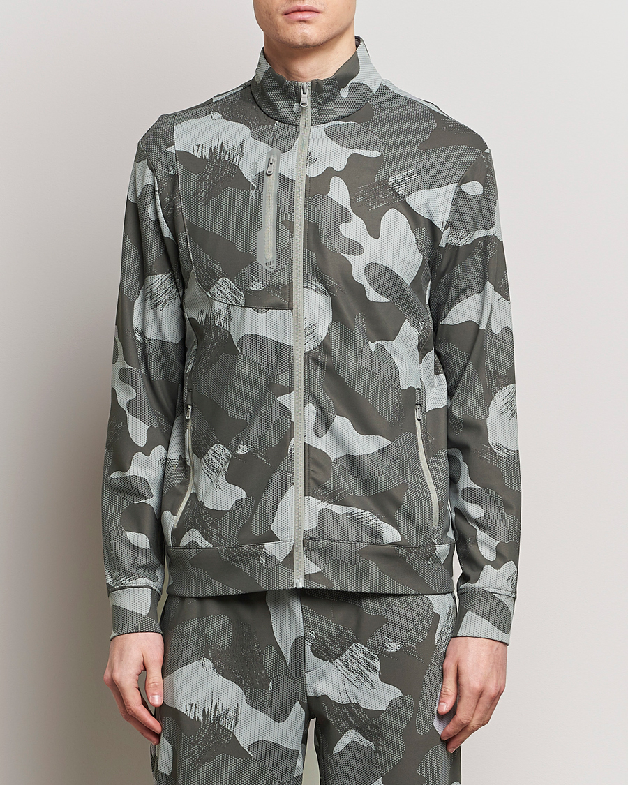 Uomini | 70% di sconto | RLX Ralph Lauren | Warp Tech Jersey Camo Full Zip Grey