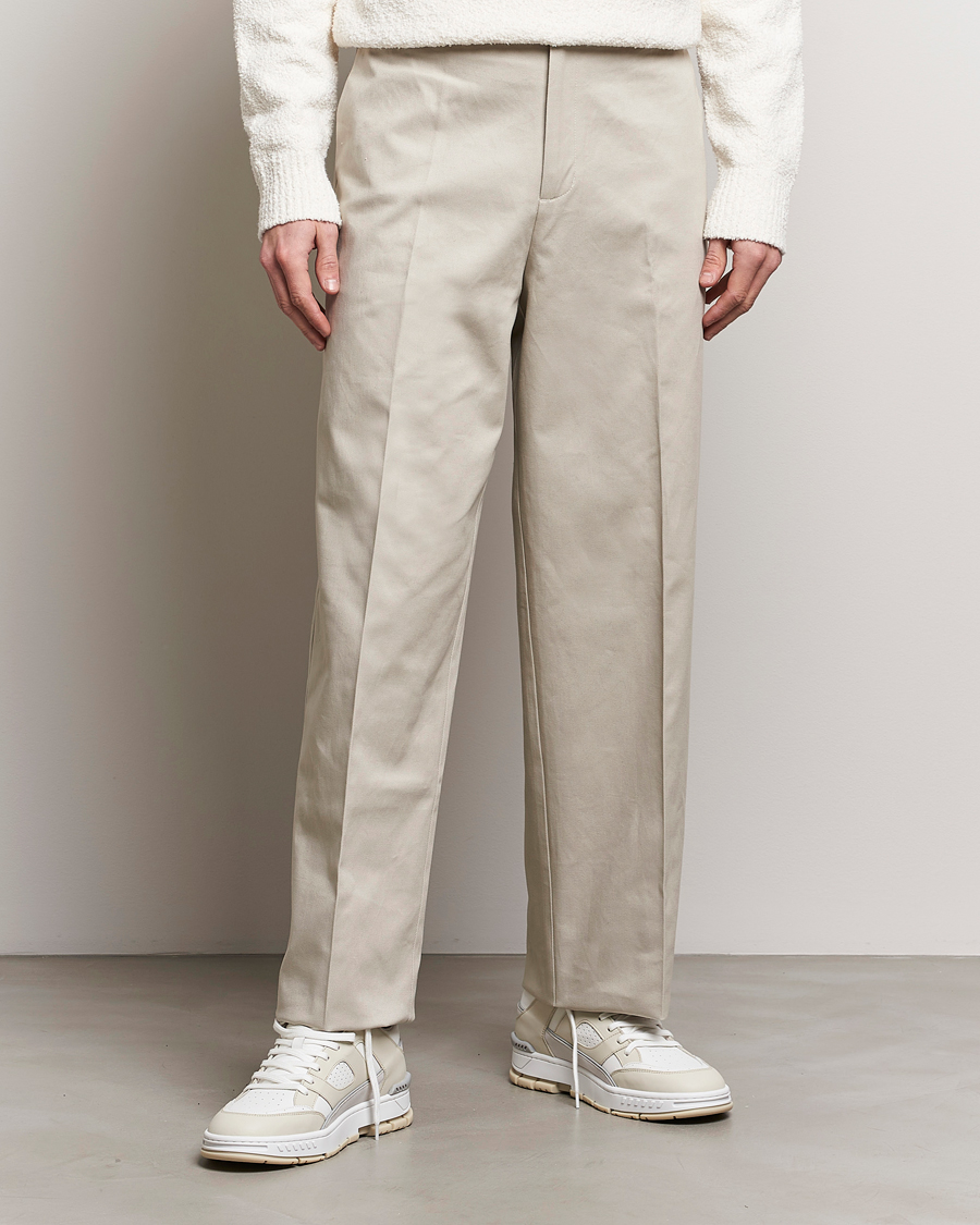 Uomini | 60% di sconto | Axel Arigato | Serif Relaxed Fit Trousers Pale Beige