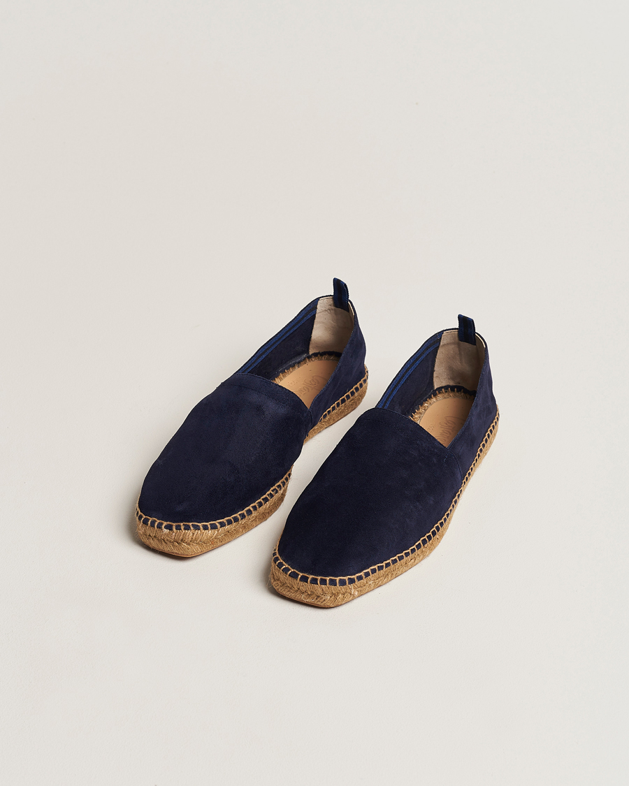 Uomini |  | Castañer | Pablo Casual Suede Espadrilles Azul Oscuro