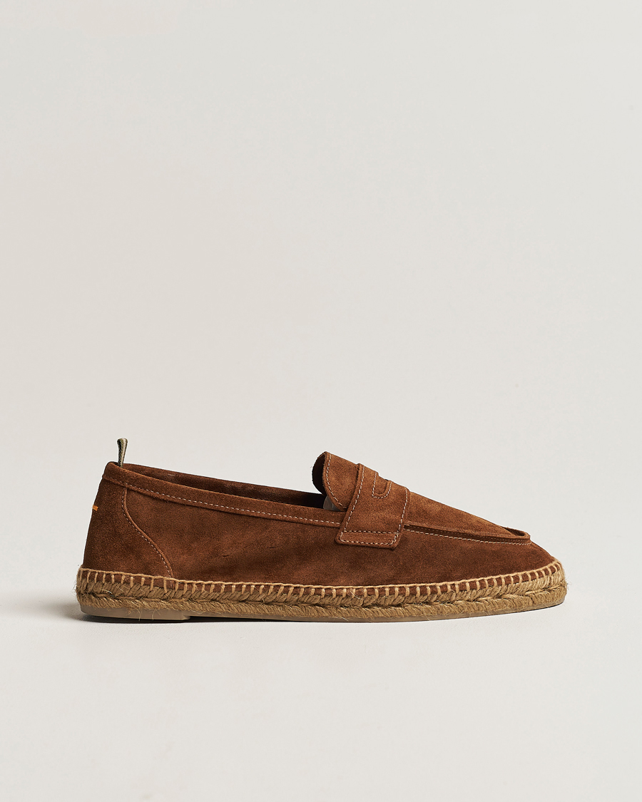Uomini | Espadrillas | Castañer | Nacho Casual Suede Loafers Cuero